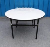 Strong round table steel frame hotel table YC-T01P
