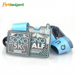 Sublimation Trophies And Medals Sports Manufactur Custom Personalized Metal Gold Silver Bronze Award 5K Run Medal