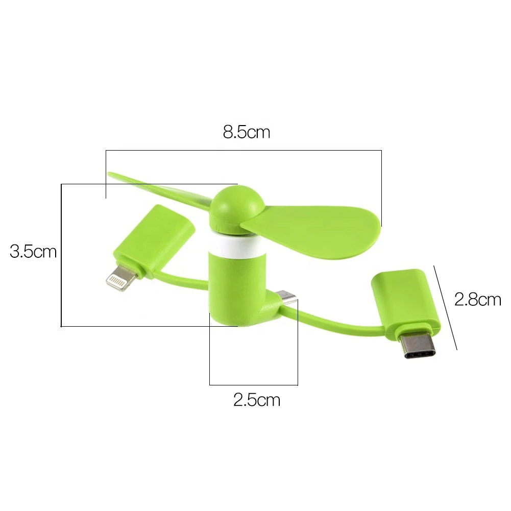 Summer Practical Hand-held Fan Silicone USB Mobile Phone Computer Acceptable Usb Handheld Small Fan Portable Mini USB Fans