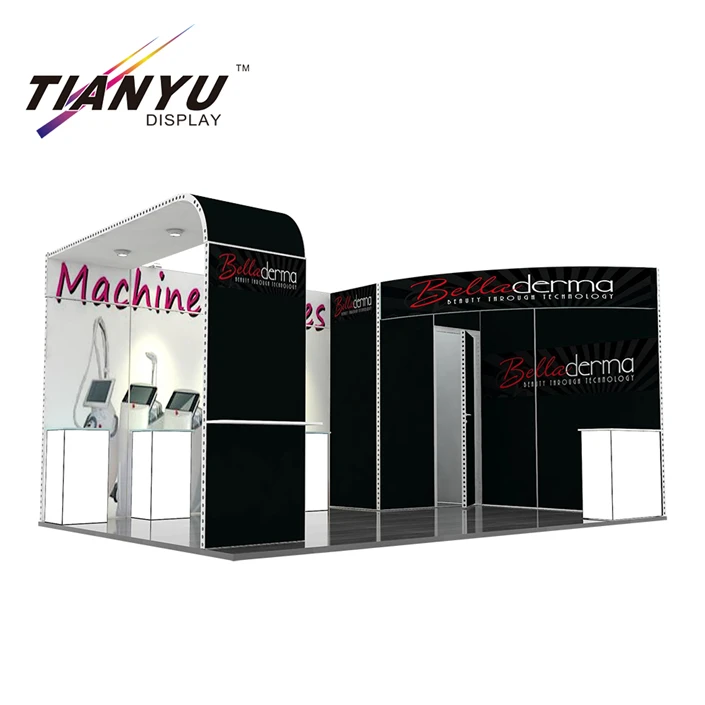 Super popular portable 3x3 indoor tension fabric trade show booth/exhibition booth display for sale