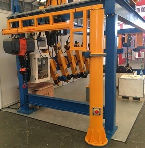 super quality floor mounted smalljib crane 1 ton 2 ton 3 ton used for veichle workshop, workstation