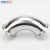 Import SUS304 stainless steel food grade three-way polished sanitary and clean three-line pipeline three-way chuck clamp quick assembly from China