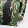 Suzhou ronson textile supplier 1000D poly cordura pu coated camo printed tiger stripe fabric