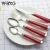 Import tableware fork knife tea spoon stainless steel 24pcs cutlery set from China