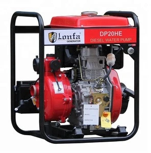 Taizhou LONGFA 1.5inch 2inch Small  High Volume High Pressure Diesel Engine Driven Powered Firefighter Fire Water Pump
