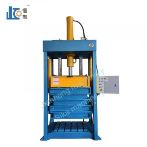Textile Used Clothes Waste Non-wovens Fabrics Electric Hydraulic Baler Machine