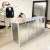 Import The latest style modern hotel bar furniture mirror stainless steel bar counter from China