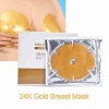 The Secret Of Beauty Enhancing  Firmness Brightening Collagen Crystal Gold Breast Masks