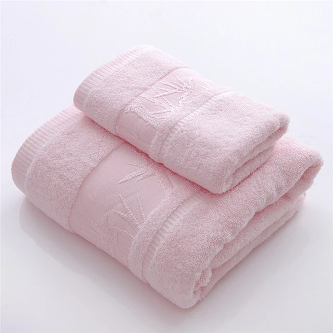 Thick absorbent adult towel bamboo fiber bath towel