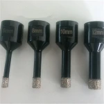 Thread M14 Vacuum Brazed Diamond Core Drill Bits Wet Dry Drilling