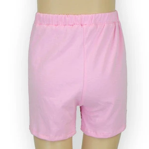 Toddler Pink Sequin Shorts With Ribbon Bow Kids Glitter Shorts Children Sparkling Short