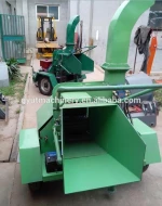 Towable hydraulic feeding rollers wood chipper/ Diesel Heavy Duty wood Chipper Shredder