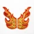 Import Trade assurance shoe decorations flame shoe wings from China