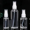 transparent pet bottle scrap wholesale 10ml-100ml plastic spray soap dispenser pump bottles