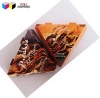 triangle paper pizza packaging box, stock paper pizza box