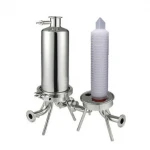 TS Filter supply stainless steel#316 01micron PTFE membrane water filter cartridge housing for alcohol filtration equipment