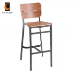 Unique New Design Modern Plywood Wood Club Stools Bar Chairs