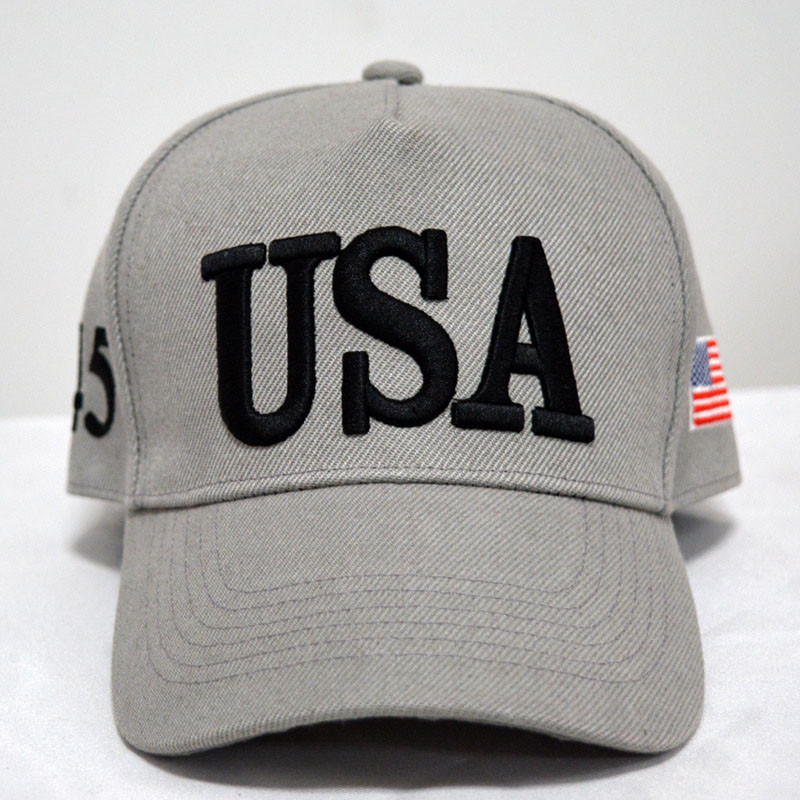 Unisex Outdoor President Trump 2020 Campaign Baseball Cap USA 45 American Flag 3D Embroidered Adjustable Snapback Trucker Hat