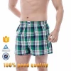 Upolon Hot Sale Printed Woven Boxer Shorts Mans Basic 100% Cotton Wholesale Underwear Men