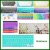 Import US Layout Marble Gradient Rainbow Flag Hollow Floral Silicone Keyboard Keypad Stickers for Macbook Air 11 inch from China