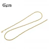 Vacuum Color Preservation Plating Plain Chain 3mm Twisted Rope Chain Hip Hop Jewelry Stainless Steel Necklace Chain