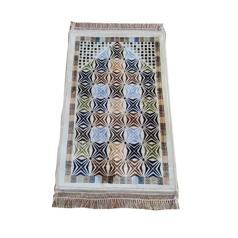 Velvet Flannel Carpet Prayer Mat Muslim Islamic Ramadan Adult Non-slip Soft Portable Prayer Rug Thick Prayer Mat Muslim