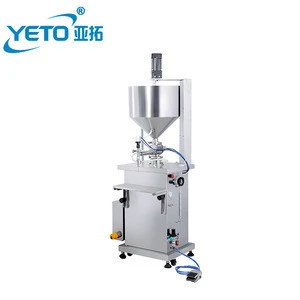 Vertical heating and mixing machine,cosmetic/ body lotion /honey/paste cream filling machine