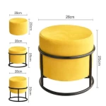 Vintage Finish Graceful Moroccan Leather Poufs Home Stool Amp Ottoman