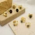 Import Vintage Natural Stone Ring Stainless Steel Gold Rings Trendy Fashion France Chic Jewelry Ring Factory Wholesale from China
