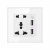 Import Voice Remote Control Switch Weiwo Universal Socket with USB from China