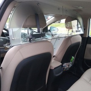 VONVIK Acrylic Car Sneeze Guard Plexiglass Taxi Partition Driver Protection Shield