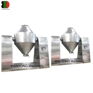 W V drum food industry double cone powder mixer mxing machine for sale