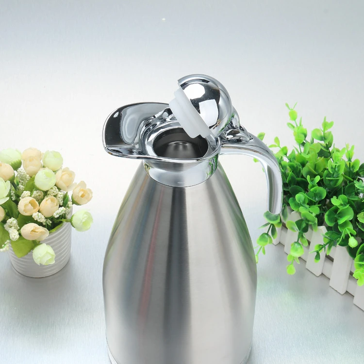 Water Tea Jug Thermos Vacuum Warming 1.5L/2L Stainless Steel Coffee Pot