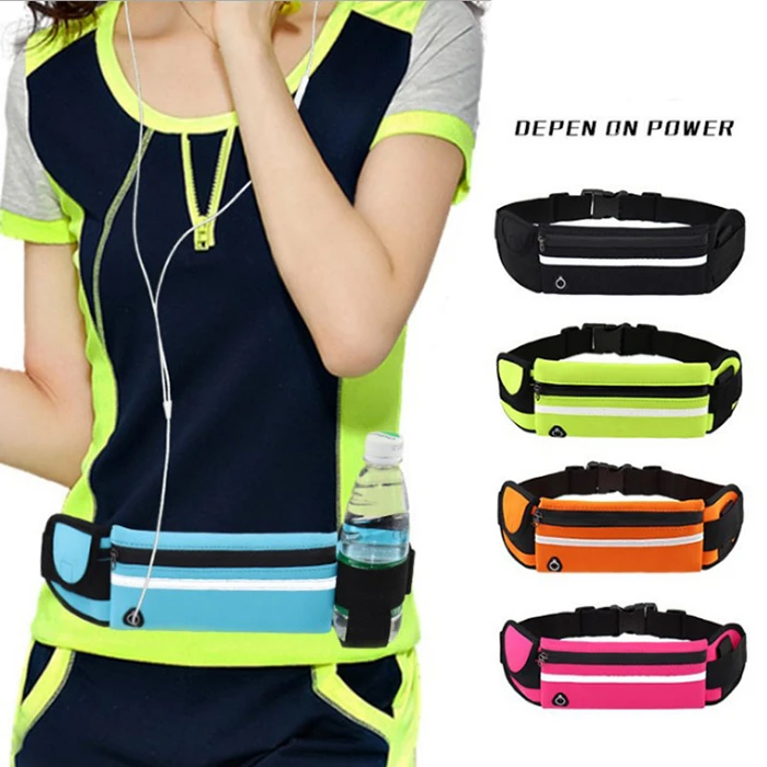 Waterproof Running Sports Waist Mobile Phone Bags, Portable Gym Waist Belts Sport Running multi-function Phone Bags