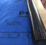 Waterproof synthetic roof underlayment