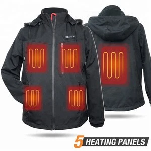 Waterproof Winter Warm 7.4V Battery Heating Jacket  and Heated Vest  for Men