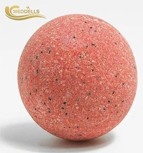 Weddells factory customized sale fizzy glitter bath bombs epsom salt bath with natural colorful full bubble for health care