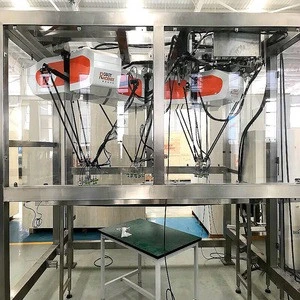 wet tissue and make-up remover machine for lids application with high speed sorting and packaging