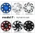 Import wheel cover 14 All silver 13"14"15" hub caps Car hubcap rim truck wheels hub covers for ecosport spare wheel cover from China