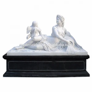 white marble hand carved outdoor decoration beautiful statue