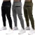 Import Wholesale 100% Cotton Jogger Pants Solid Color Double Zipper Spring Breathable Long Track Pants from China