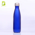 Wholesale 17oz Cola Shaped swelling Water Bottle Vacuum Insulated Double Wall Stainless Steel Cola Water Bottle