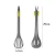 Import Wholesale 2in1 Kitchen Tools Manual Egg Whisk Beater Salad Food Tong from China