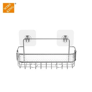 Wholesale Bathroom Storage Organizers Metal Wire Shelf Rack Hanging Designer Shower Caddy