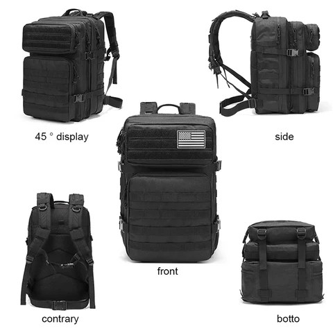 Wholesale Camping Tactical Backpack Man Backpack Bags Large Capacity Waterproof Hunting Nylon Pack Sport