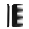 Wholesale Cheap Black Wide Tooth Hair Beard Comb Small MOQ Hot Selling Common Plastic Pocket Hair Comb