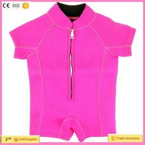 Wholesale custom made private label neoprene baby swimming wetsuit