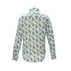 Wholesale Custom Mens Print Shirt BCI Cotton Casual Fashionable Long Sleeve Shirt