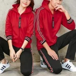 Wholesale Custom Mens&Women Training Jogging Wear Running Lovers Hooded Sportswear Suit