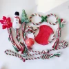 Wholesale Dog Cotton Cord Chew Toy for Christmas Puppy Cat Rope Training Toy Kit